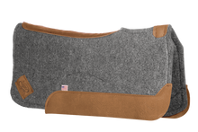 Load image into Gallery viewer, Impact Gel Contour Classic Saddle Pad - Brown Wear Leathers
