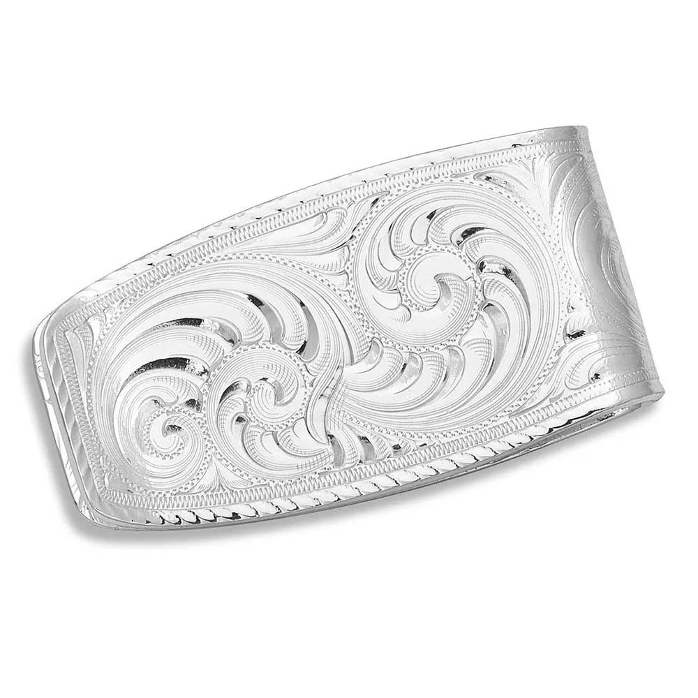 Montana Silversmiths Filigree Engraved Money Clip