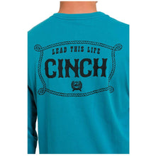 Load image into Gallery viewer, Cinch Men&#39;s Graphic Teal T-Shirt
