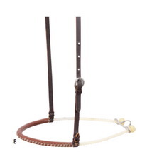 Load image into Gallery viewer, Martin Single Rope w/ Harness Leather Cover Noseband
