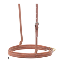 Load image into Gallery viewer, Martin Natural Harness Leather Noseband Latigo/Harness Lined
