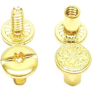Weaver Chicago Screw Handy Pack (100 Count) - Solid Floral Brass