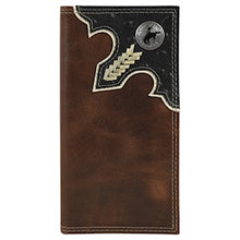 Load image into Gallery viewer, Justin Corner Rawhide Rodeo Wallet
