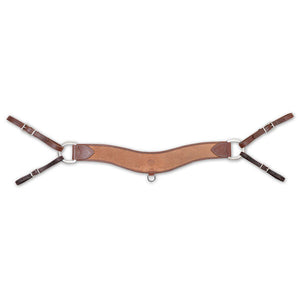 Martin 4” Steer Roper Breastcollar - Wrapped Roughout