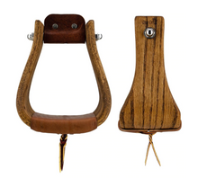 Load image into Gallery viewer, Don Orrell 4&quot; Buckaroo Stirrups
