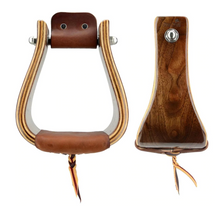 Load image into Gallery viewer, Don Orrell 4&quot; Buckaroo Stirrups
