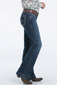Cruel Women's Jayley Mid Rise Trouser Jean