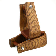 Load image into Gallery viewer, Don Orrell 3&quot; Angled Deep Roper Stirrups
