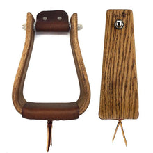 Load image into Gallery viewer, Don Orrell 3&quot; Deep Roper Stirrups
