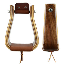 Load image into Gallery viewer, Don Orrell 3&quot; Deep Roper Stirrups

