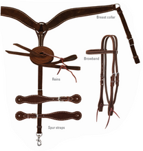 Load image into Gallery viewer, Diamond R by Reinsman Cowboy Tack Set
