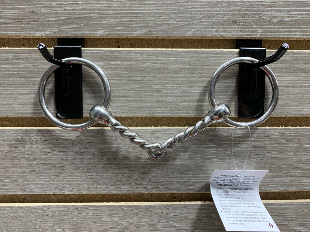 Performance Pony Twisted Wire O-Ring Snaffle Bit