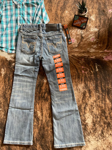 Rock & Roll Boy's Leather V Pocket Light Vintage Jean