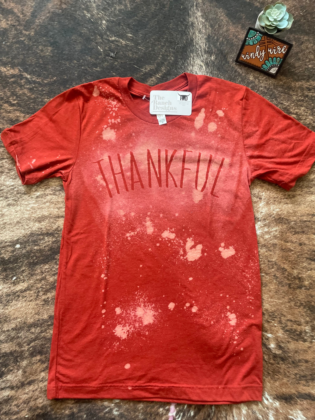 Ranch Boutique - Bleached Thankful T-Shirt