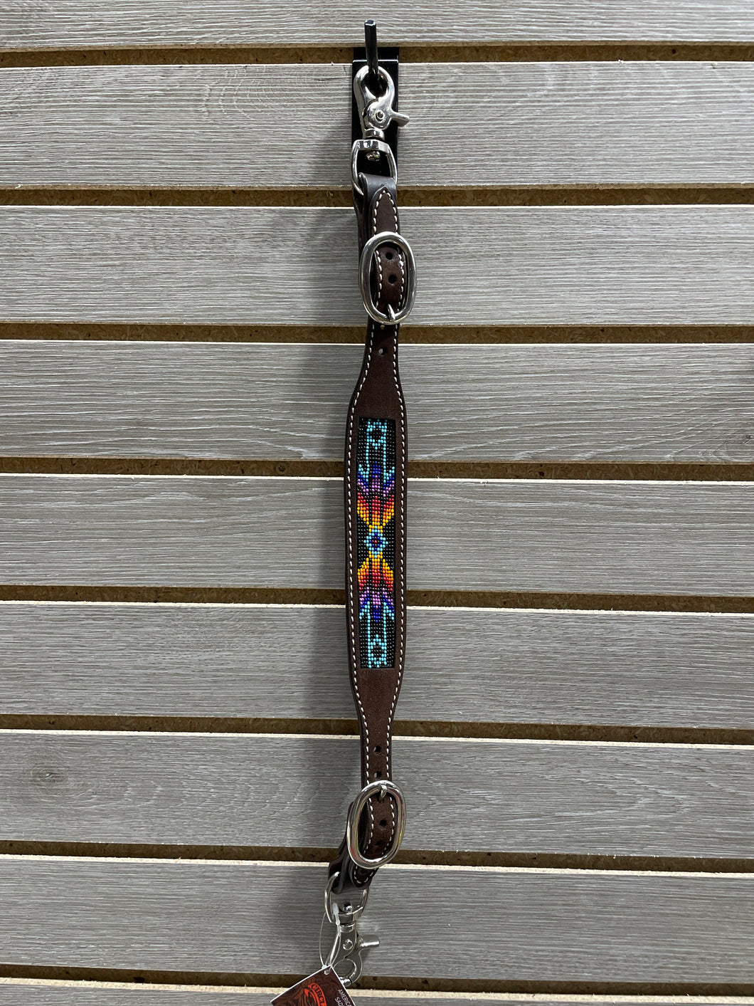 Circle Y Beaded Inlay Wither Strap