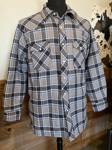 Wrangler Men's Quilted Western Shirt Jacket