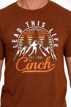 Load image into Gallery viewer, Cinch Men&#39;s Lead This Life Heather Orange T-Shirt

