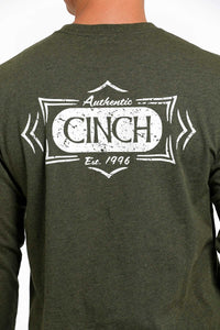 Cinch Men's Heather Olive T-Shirt