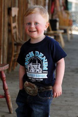 Cinch Boy's Toddler Navy Western Goods T-Shirt