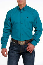 Load image into Gallery viewer, Cinch Men&#39;s Solid Turquoise Western Shirt
