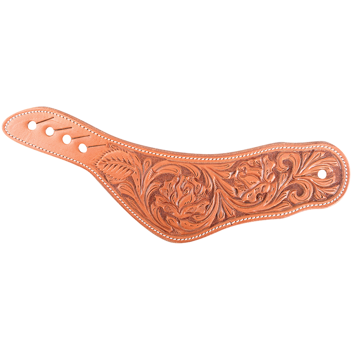 Martin Dovewing Spurstraps with Rose Flower Tooling - Womens