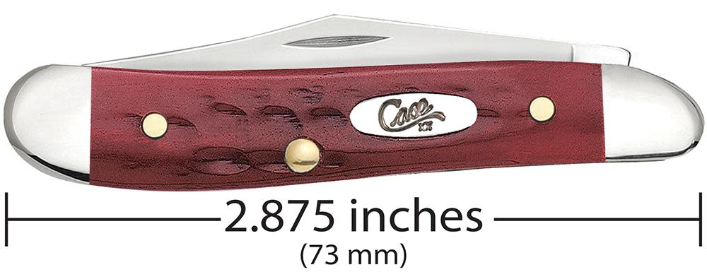 Case Pocket Worn® Corn Cob Jig Old Red Bone Peanut Knife