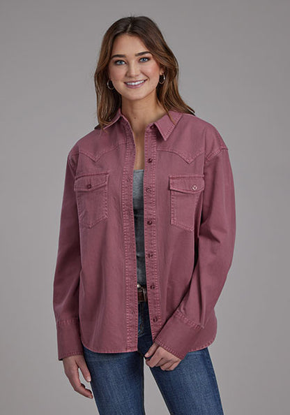 Roper Women's Oversized Western Shirt Jacket