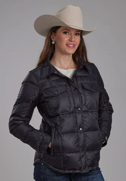 Leanin' Pole Embroidered Roper Women's Down Jacket