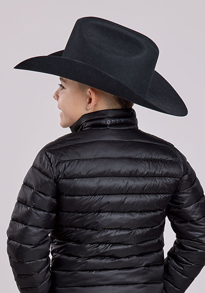 Roper Boy's Black Crushable Parachute Jacket