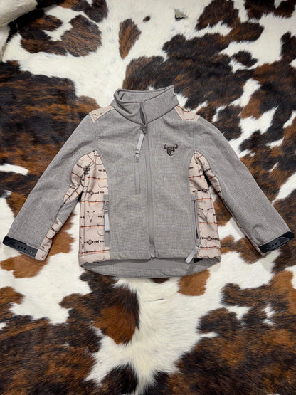 Cowboy Hardware Boy's Gray & Khaki Barbed Wire Jacket