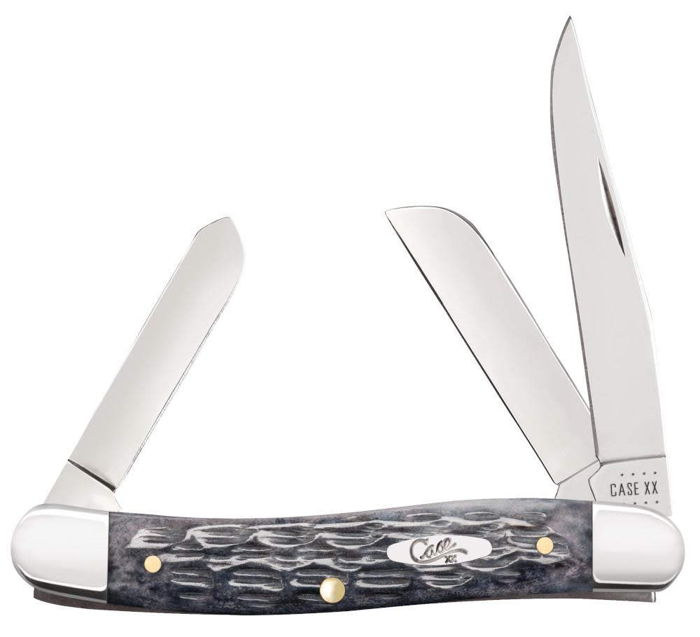 Case Gray Bone Crandall Jig Medium Stockman Knife