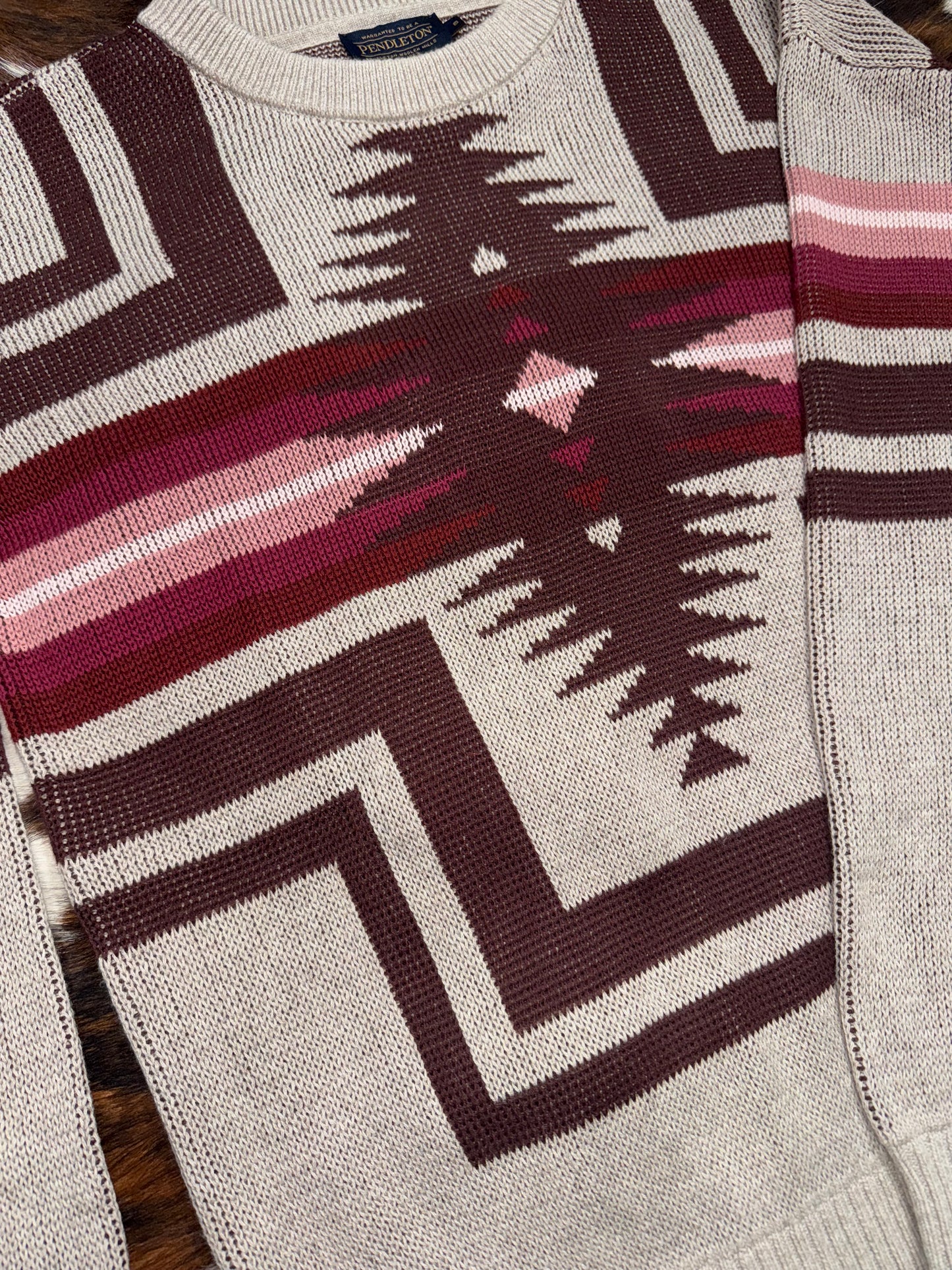 Pendleton Women's Mulberry Montera Cotton Sweater