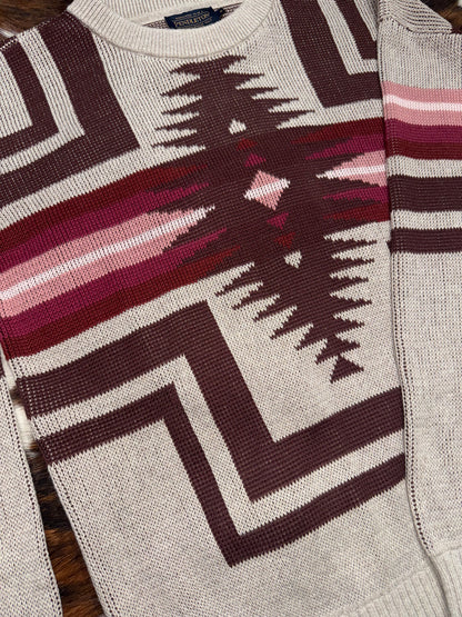 Pendleton Women's Mulberry Montera Cotton Sweater