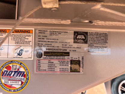 2026 Platinum 26' C Sport Stock Combo Trailer