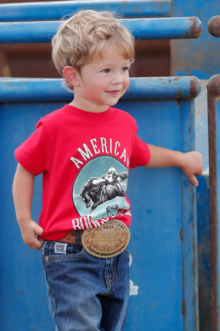 Cinch Boy’s Infant Red American Rodeo T-Shirt Boy’s Infant