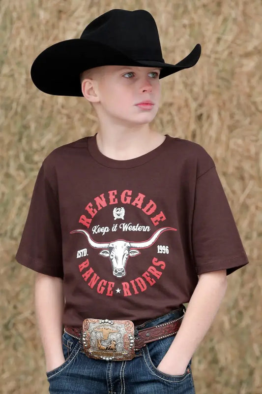 $10: Cinch Boy’s Renegade Range Riders T-Shirt XLarge Sale Boy’s T-Shirt