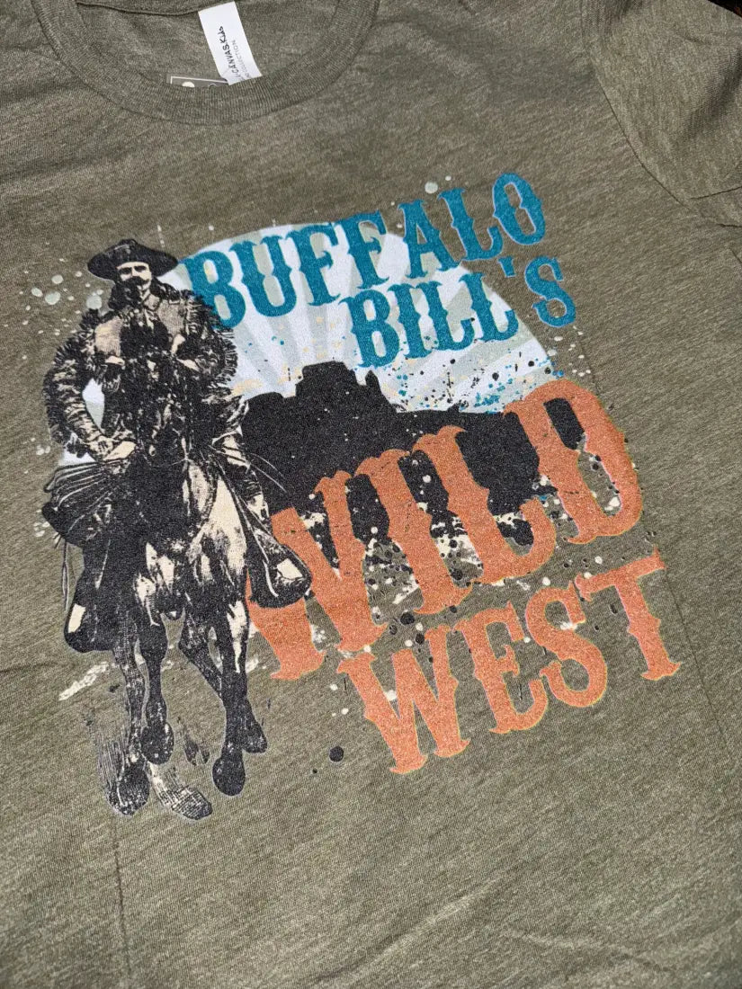 $10: J.Forks Boy’s Buffalo Bills Wild West T-Shirt Medium Sale Boy’s T-Shirt