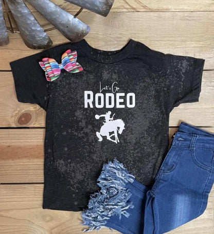$10: STW Girl’s Infant Lets Go Rodeo Bleached T-Shirt 3M Sale Girl’s Infant