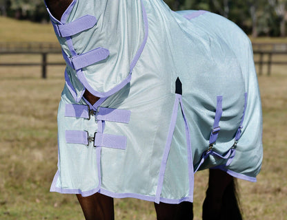 Sale Saxon Mesh Fly Sheet With Gusset Belly Wrap & Combo Neck