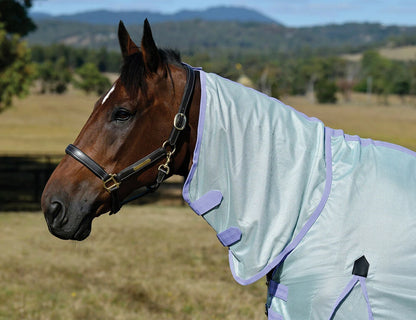 Sale Saxon Mesh Fly Sheet With Gusset Belly Wrap & Combo Neck
