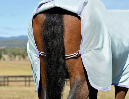Sale Saxon Mesh Fly Sheet With Gusset Belly Wrap & Combo Neck