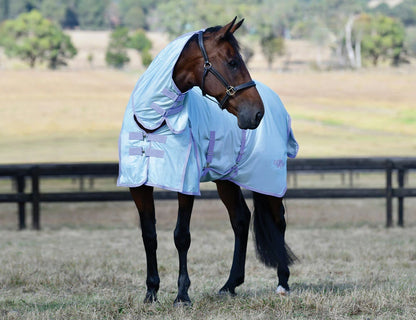 Sale Saxon Mesh Fly Sheet With Gusset Belly Wrap & Combo Neck