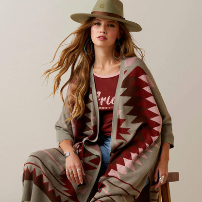 Ariat Women's Serape Style Cardigan