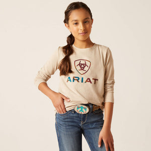 Ariat Girl's Serape Shield Long Sleeve T-Shirt