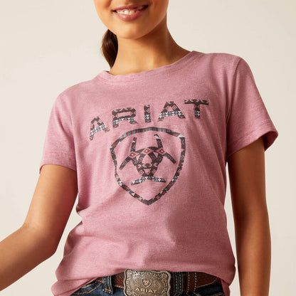 Ariat Girl's Rose Mesa Heather Shield T-Shirt