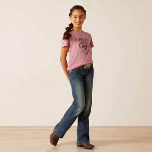 Ariat Girl's Rose Mesa Heather Shield T-Shirt
