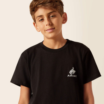 Ariat Boy's Bronco Flag T-Shirt