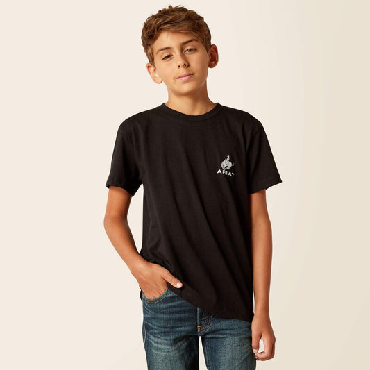 Ariat Boy's Bronco Flag T-Shirt