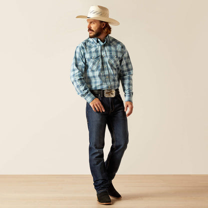 Ariat Men's Pro Series Blue Payton Western Shirt