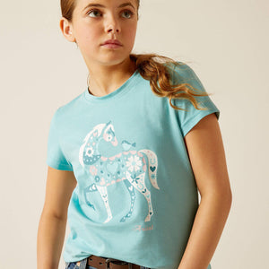 Ariat Girl's Marine Blue Little Friend T-Shirt
